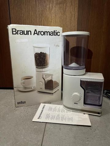 Vintage Braun Design Aromatic KMM20 Coffee Bean Burr Grinder beschikbaar voor biedingen