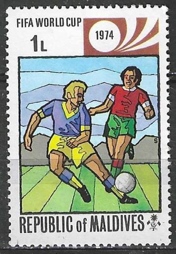 Maldiven 1974 - Yvert 496 - Wereldbeker Voetbal - 1 l. (PF) beschikbaar voor biedingen
