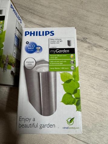 Led buiten wandlamp Philips gu10 - up & down beschikbaar voor biedingen