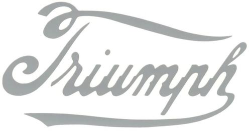 Triumph sticker #28, Motoren, Accessoires | Stickers, Verzenden