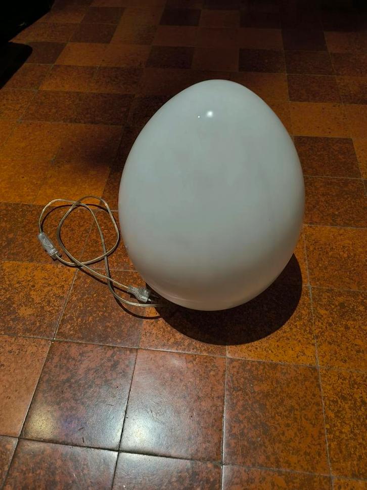 Vintage lampe oeuf Vianne original, Maison & Meubles, Lampes | Lampes de table, Verre