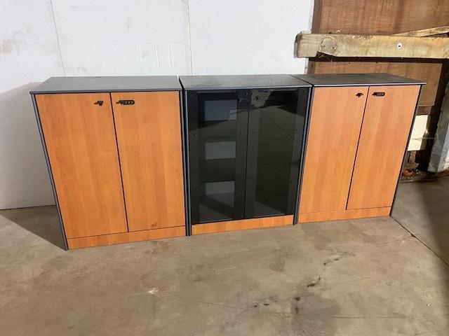 MEUBLE DE BUREAU BULO 3/TABLE D'ANGLE/MEUBLE À 2 TIROIRS, Maison & Meubles, Bureaux, Utilisé, Bureau, Enlèvement ou Envoi