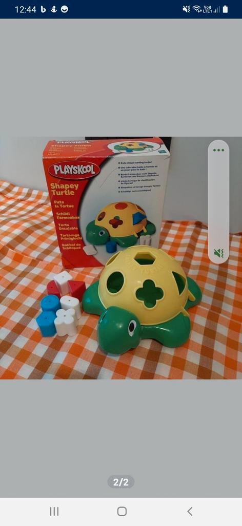 Schildpad vormen Playskool, Kinderen en Baby's, Speelgoed | Babyspeelgoed, Gebruikt, Ophalen of Verzenden