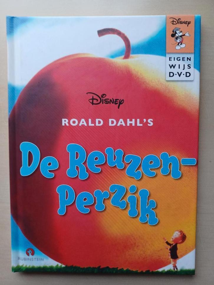 Roald Dahl - De Reuzenperzik (boek + dvd), Cd's en Dvd's, Dvd's | Kinderen en Jeugd, Zo goed als nieuw, Film, Vanaf 6 jaar, Ophalen of Verzenden