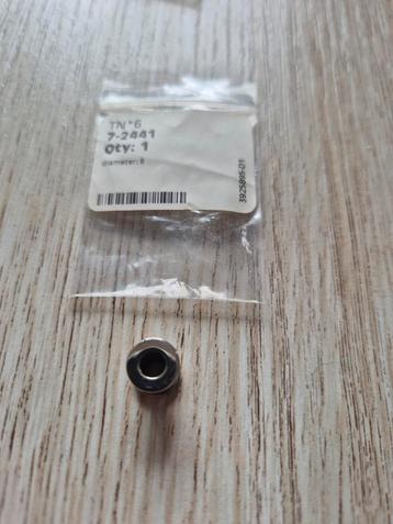 Piercing tunnel vissé chirurgical 6mm argenté, Enlèvement ou Envoi, Comme neuf, Argent