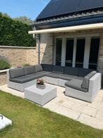 U-set lounge tuinset met kussens en bijzettafel, Tuin en Terras, Tuinsets en Loungesets, Ophalen, Bijzettafel, Loungeset