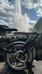 Brompton Black Edition 2023 H6L 6-versnellingen nieuwstaat, Ophalen, Brompton, 14 tot 16 inch, Versnellingen