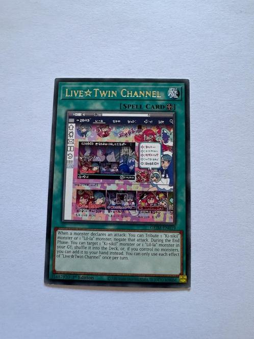 Yu-Gi-Oh! LiveTwin Channel - GEIM-EN019 - Genesis Impact -, Hobby en Vrije tijd, Verzamelkaartspellen | Yu-gi-Oh!, Gebruikt, Losse kaart