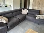 Grijze salon met elektrische draadloze bediening, Ophalen, 250 tot 300 cm, Hoekbank, 75 tot 100 cm