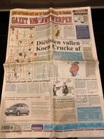 Gazet van antwerpen cartoonkrant van 2002, Verzamelen, Ophalen of Verzenden