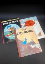 3 oude strips Kuifje Tintin, Meerdere stripboeken, Ophalen of Verzenden, Gelezen