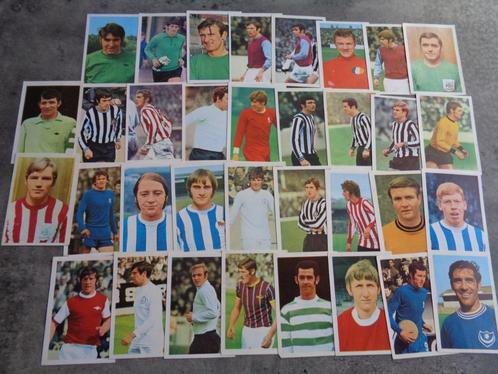 Voetbal  PRENTEN ENGELSE COMP. 1970/71 34X ED. FKS, Hobby en Vrije tijd, Stickers en Plaatjes, Verzenden