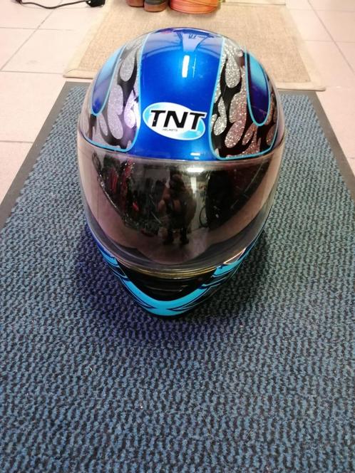 TNT  motor helm maat XL, Fietsen en Brommers, Brommerhelmen, Gebruikt, Extra large of groter, Ophalen of Verzenden