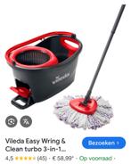 Vileda mop en emmer, Ophalen