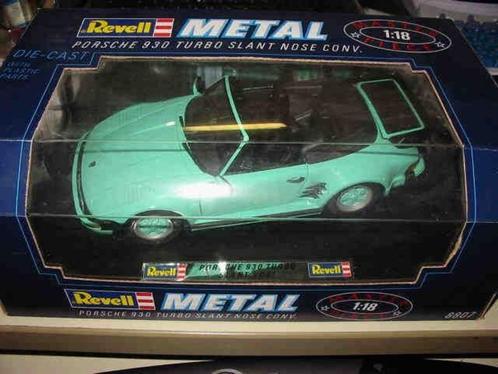 PORSCHE 930 Turbo Flat-nose Cabrio 1/18 REVELL Neuve + Boite, Hobby en Vrije tijd, Modelauto's | 1:18, Nieuw, Auto, Revell, Ophalen of Verzenden