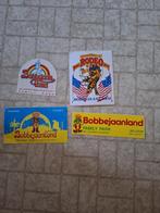 4 Stickers Bobbejaanland, Verzamelen, Verzenden