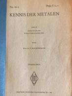 Kennis der metalen deel 2, ASO, Scheikunde, Ophalen of Verzenden, Prof PJongenburger