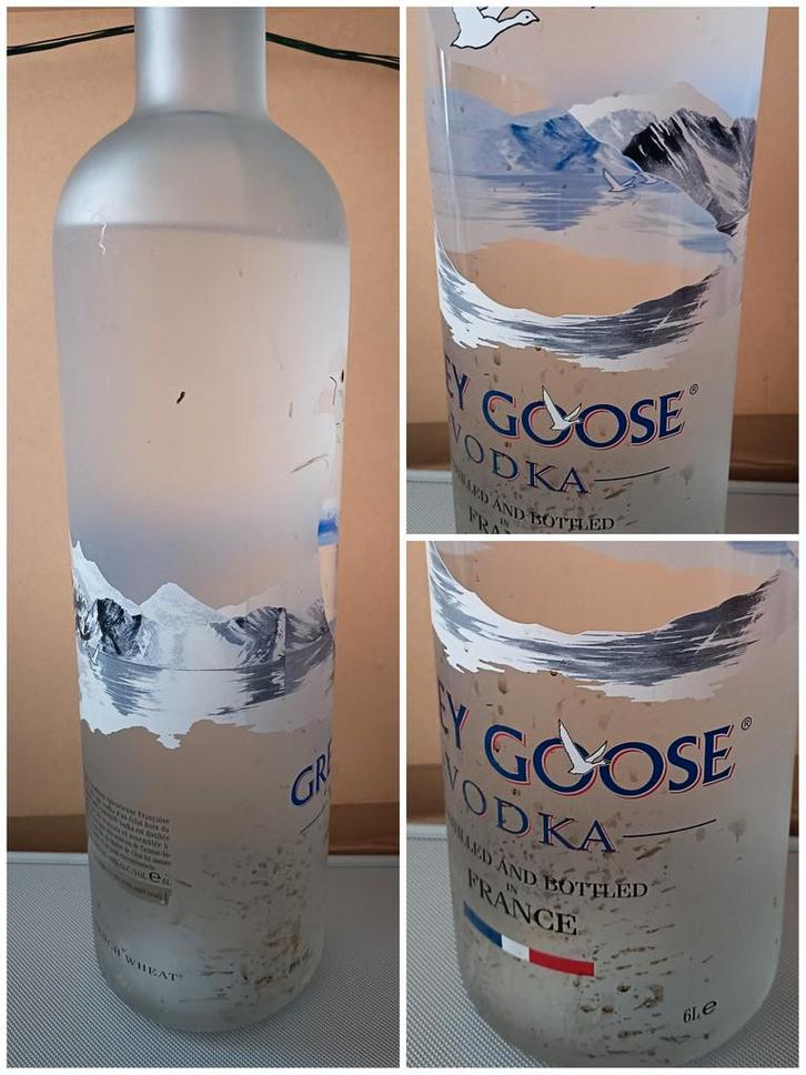 📢 Mon 😀 Mathusalem 6L GREY GOOSE VODKA, Verzamelen, Wijnen, Gebruikt, Overige typen, Frankrijk, Ophalen