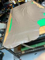 Kaneel bruin Italiaanse halve huid 1.3 mm dikte soepel A-267, Ophalen of Verzenden, Bruin