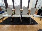 Ikea Vilmar stoel x4, Metaal, Vier, Wit, Zo goed als nieuw