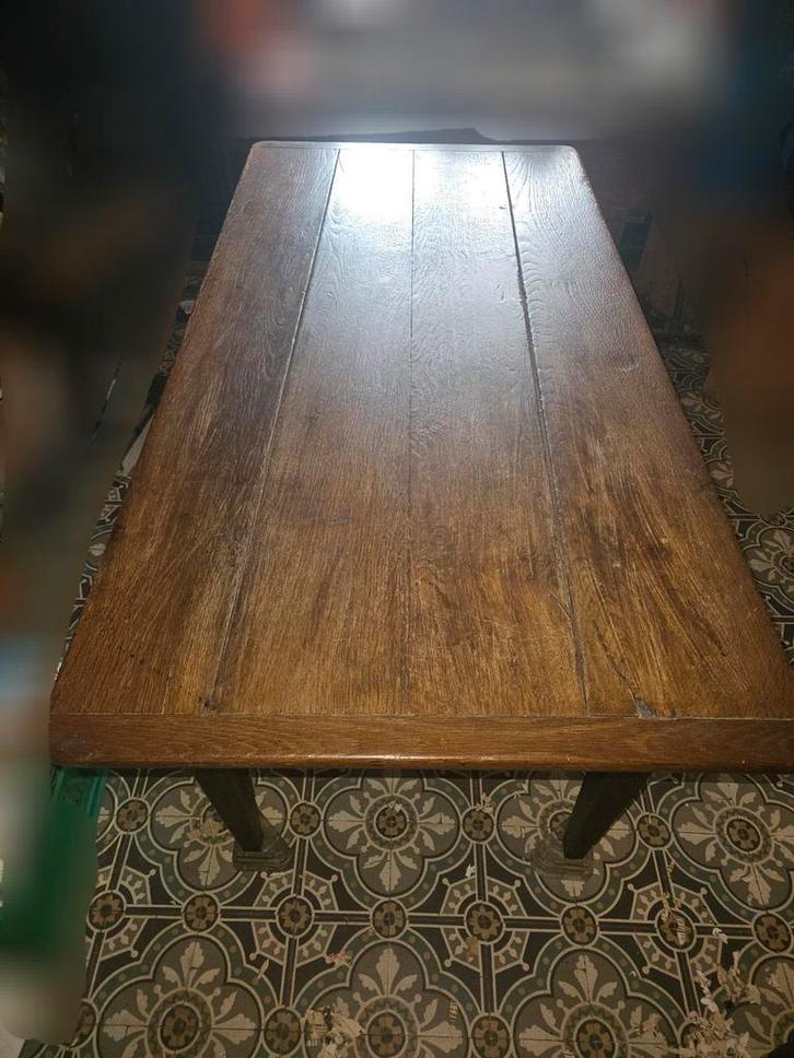 Ancien pétrin table de salle à manger, Huis en Inrichting, Tafels | Eettafels, Zo goed als nieuw, Ophalen