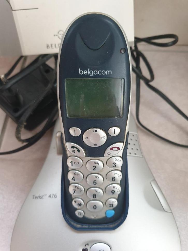 Draadloze Telefoon Belgacom Twist 476, Telecommunicatie, Vaste telefoons | Handsets en Draadloos, Gebruikt, 1 handset, Ophalen