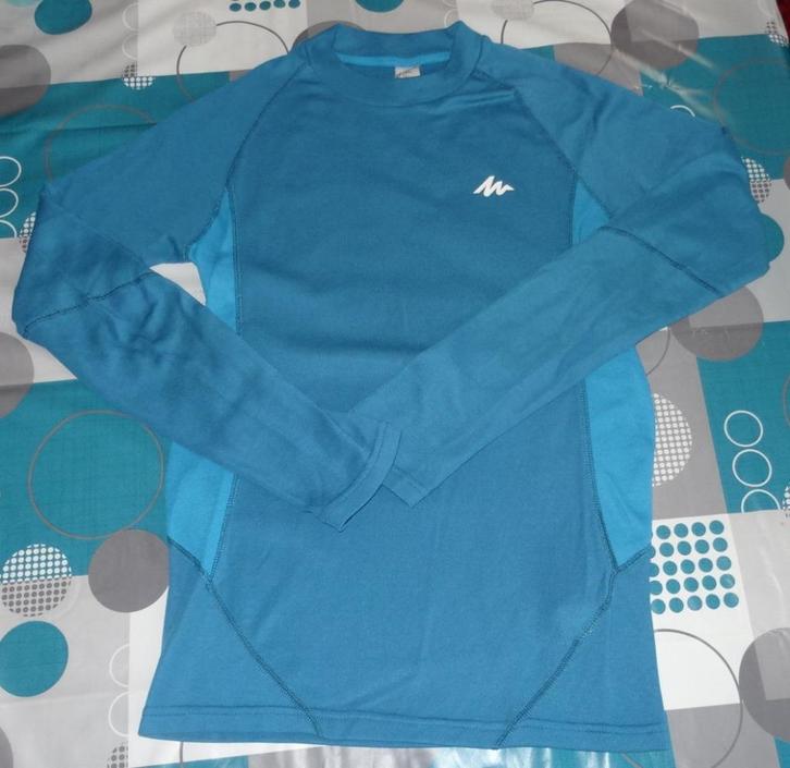 S small thermo thermisch warm ondershirt longsleeve groen, Kleding | Heren, Sportkleding, Gedragen, Algemeen, Maat 46 (S) of kleiner