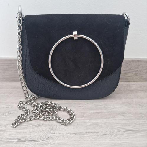 Zwarte stijlvolle schoudertas / handtas, Handtassen en Accessoires, Tassen | Schoudertassen, Nieuw, Overige merken, Zwart, Ophalen of Verzenden