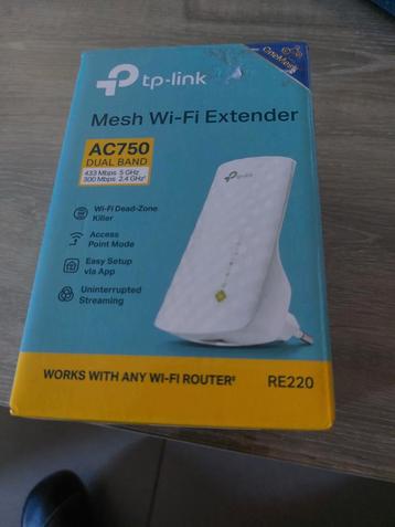 Extenseur wifi maillé tplink ac750, Enlèvement, Comme neuf