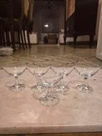 Set van 5 vintage champagneglazen in perfecte staat., Verzamelen, Glas en Drinkglazen, Ophalen, Zo goed als nieuw, Overige typen