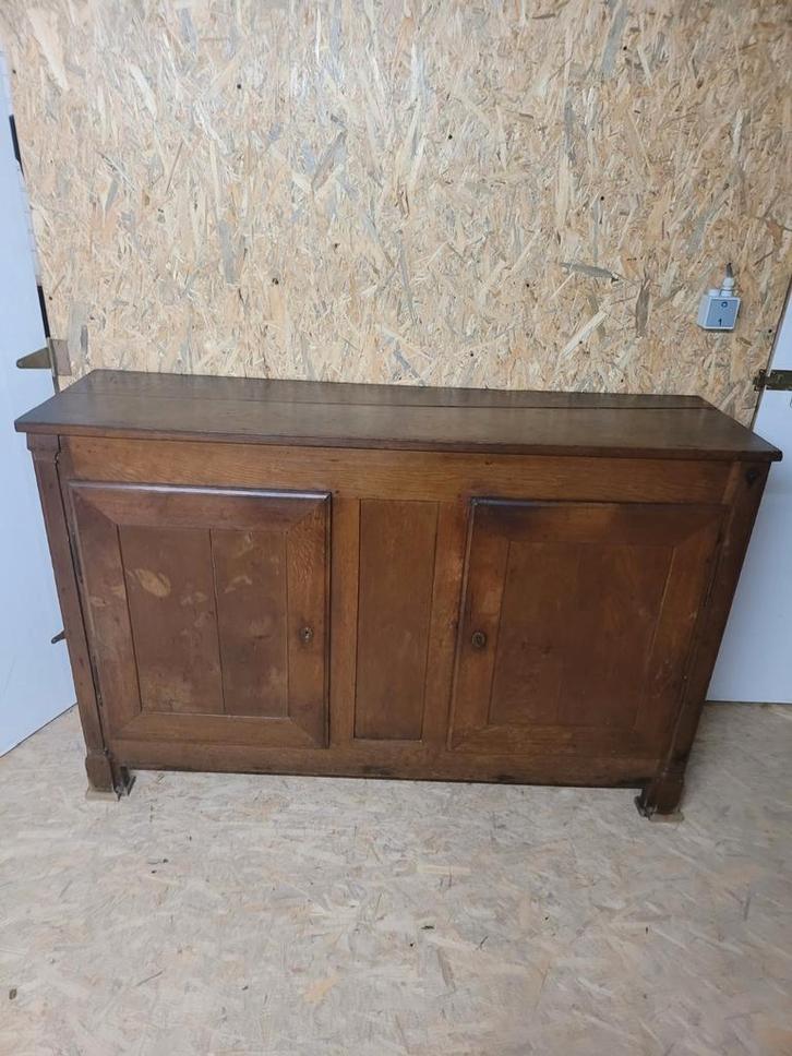 Oud eikenhouten dressoir eind 19e eeuw, Huis en Inrichting, Kasten | Dressoirs, Eikenhout, Ophalen