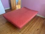 Canapé convertible IKEA, Maison & Meubles, Rouge, 140 cm, Enlèvement, Utilisé
