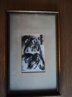 * G. Hendrickx: ets: 4 zusters, Antiek en Kunst, Ophalen of Verzenden