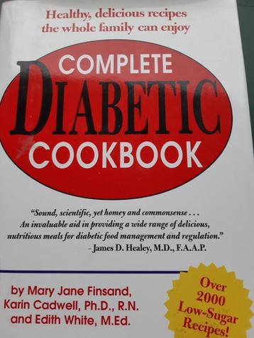Volledig Engelstalig kookboek voor diabetici 