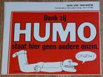 Kamagurka sticker HUMO 1983 autocollant Bert, Verzamelen, Ophalen of Verzenden, Zo goed als nieuw, Strip of Tekenfilm
