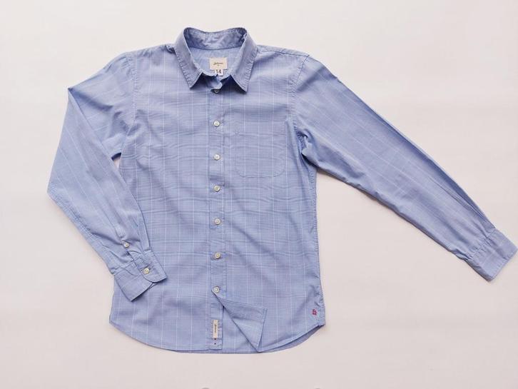 BELLEROSE lichtblauw hemd 14 jaar / 164 > NIEUWSTAAT :), Kinderen en Baby's, Kinderkleding | Maat 164, Zo goed als nieuw, Jongen