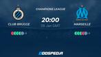 2 tickets Club Brugge vs Marseille vak Oost