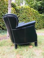 Zelfzame Vintage Professor fauteuil met Kelim zitting, Enlèvement, Comme neuf