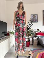 Beautiful dress with leopard and floral print (size S/M) new, Kleding | Dames, Jurken, Maat 38/40 (M), Beige, Nieuw, Ophalen of Verzenden