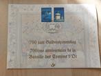 Postzegels op kaart - België - 700 jaar Guldensporenslag, Met stempel, Gestempeld, Overig, Ophalen of Verzenden