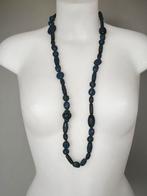 Sautoir, Handtassen en Accessoires, Kettingen, Ophalen of Verzenden, Nieuw, Blauw, Kunststof