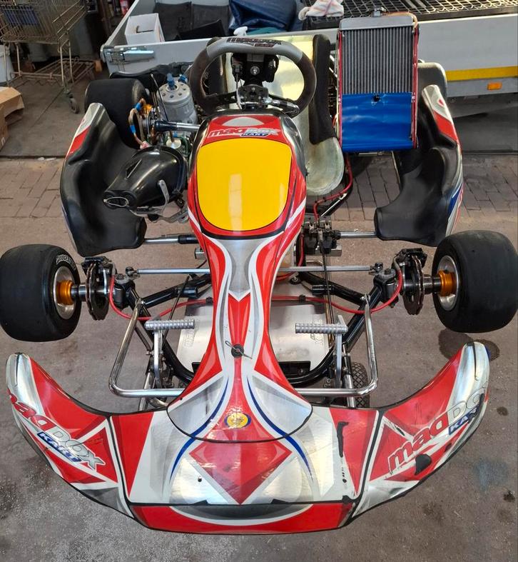 Maddox schakel kart met TM KZ10B, Sport en Fitness, Karting, Gebruikt, Kart, Ophalen
