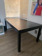 Ikea eettafel zwart uitbreidbaar, Huis en Inrichting, Ophalen, Gebruikt