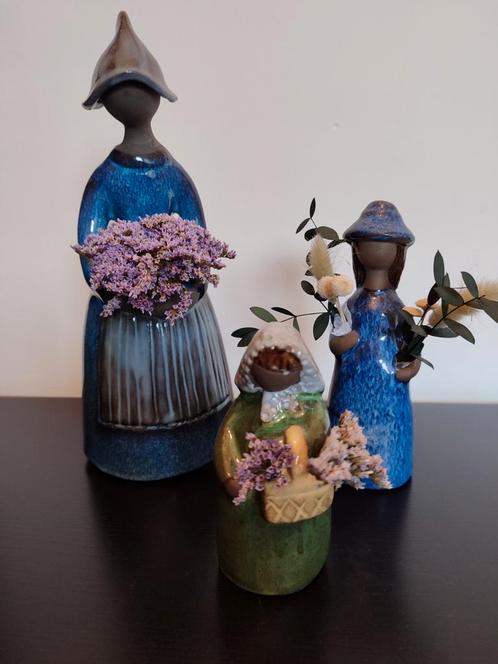 3 keramische beelden design Elsi Bourelius Zweden, Antiquités & Art, Antiquités | Vases, Enlèvement ou Envoi