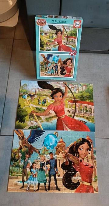 Puzzle Elena d'Avalor 2 x 100 pièces  disponible aux enchères