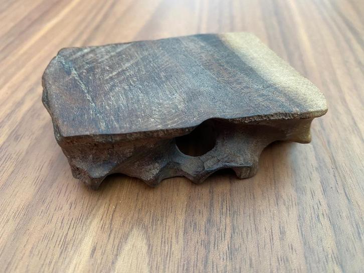 kleine tentoonstellingstafel in gesneden houthars, Antiek en Kunst, Antiek | Meubels | Tafels, Ophalen of Verzenden