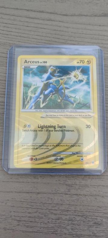 Arceus Lv.100 Holo Rare Pokemon Kaart 2009 Conditie Ex/NM beschikbaar voor biedingen