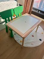 Ikea flisat tafel + bakken en stoelen, Enlèvement, Comme neuf