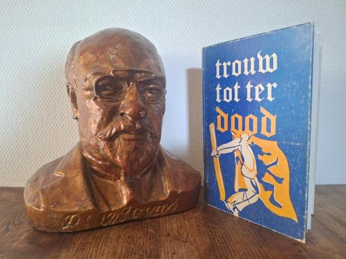 Borstbeeld + boek : August Borms, Verzamelen, Militaria | Tweede Wereldoorlog, Overige soorten, Ophalen