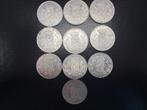 Pieces argent Leopold II, Timbres & Monnaies, Monnaies | Pays-Bas, Enlèvement ou Envoi, Argent